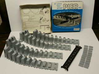 Vintage Atlas Over And Under Graduated Pier Model Train Accessory Kit Set Ho 80