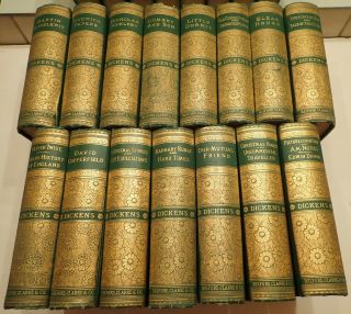 Charles Dickens J.  Mahoney Belford,  Clarke & Co.  York 1885 15 Volume Set