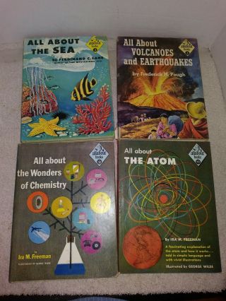Allabout Books The Sea Volcanoes & Earthquakes The Atom The Wonders Of Chemisty