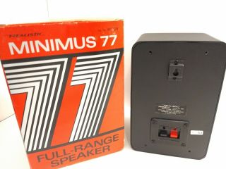 Realistic Minimus 77 Speaker Model 40 - 2054 - 3