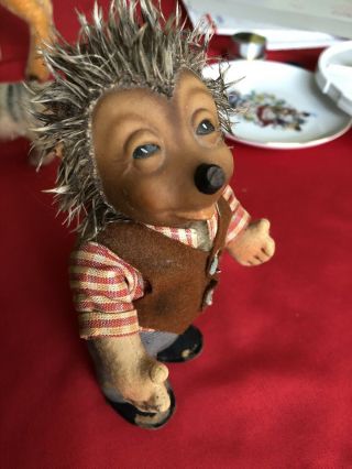 Vintage Steiff Mecki,  Micki Hedgehog Toy Doll Germany 1960s