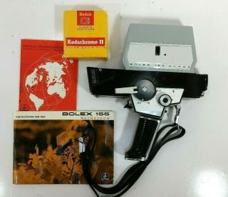 Vintage Bolex 155 Macrozoom 8 Movie Camera