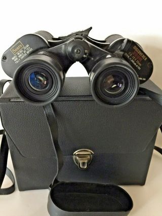 Vintage Sears Discoverer Zoom 7x - 15 X 35mm Binoculars W/case