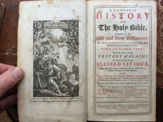 1729 A Compleat History Of The Holy Bible - Volume 1 - With 51 Engraved Plates