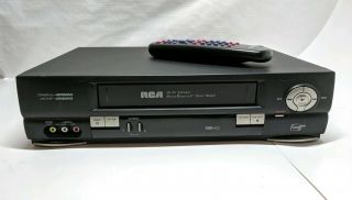 Rca Hifi Stereo Four Head Vcr Plus Model Vr646hf With Remote