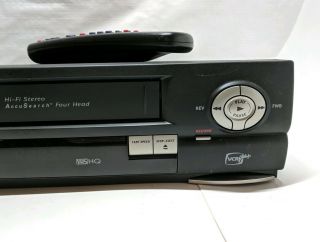 RCA HiFi Stereo Four Head VCR Plus Model VR646HF With Remote 3