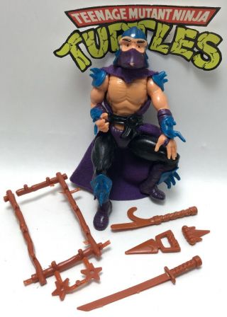 (complete) 1988 Shredder Hardhead Teenage Ninja Turtles Tmnt Vintage Figure