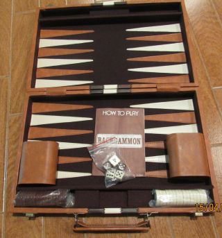 Backgammon Set Vintage 1970 