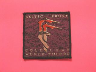 Celtic Frost Official Vintage Patch Uk Import Sew On " World Tour 89 "