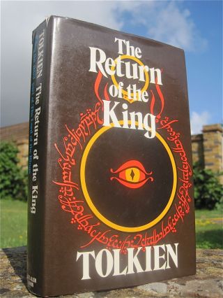 Tolkien Return Of The King 1978 Uk Hardback With Fold Out Map Lord Of The Rings