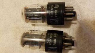 Pair / Two (2) RCA 6SN7GTB Vacuum Tubes with Boxes,  TV - 7D/U,  Same codes 3
