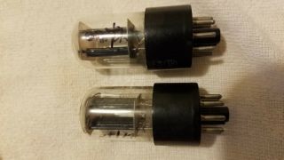 Pair / Two (2) RCA 6SN7GTB Vacuum Tubes with Boxes,  TV - 7D/U,  Same codes 7