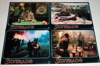 Kevin Costner Silverado Lobby Cards 8 Vintage Stills 1985