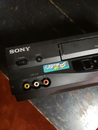 Sony VCR VHS Player Recorder Model SLV - N55 5