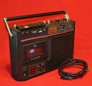 Vintage Realistic Ctr - 47 Cassette Tape Player Recorder Portable Boombox
