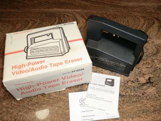 Realistic High Power Video / Audio Bulk Tape Eraser 44 - 233a