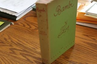 Vintage 1931 Bambi A Life In The Woods Felix Salten Illustrated By Kurt Weise