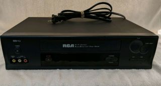 Rca Vhs 4 - Head Hi - Fi Vcr Player/recorder Vr627hf With Remote.