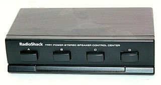 Vintage Radio Shack 40 - 244 4 Way Speaker Selector Switch