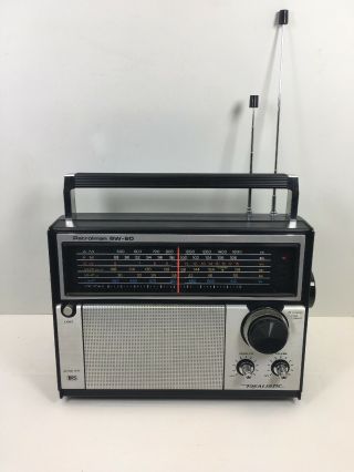 Vintage Realistic Patrolman SW 60 multi - band radio AM FM Shortwave Model 12 - 779 6