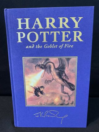Deluxe 1st Edition,  3rd Print,  Uk Bloomsbury Harry Potter And The Goblet Of Fire
