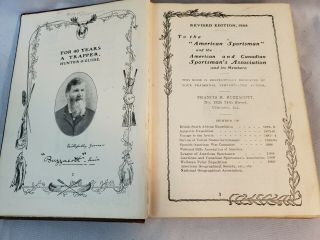 1908 Illustrated Hc Book 514 Pages Camping Hunting Fishing Trapping More No Res
