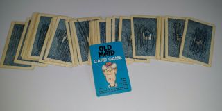 Vintage 1975 4902 Whitman Old Maid Card Game Western Publishing Complete M 3