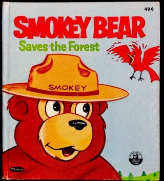 Smokey The Bear Saves The Forest Vintage Children 