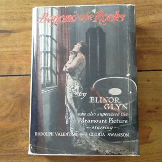 1922 Beyond The Rocks Photoplay Edition Gloria Swanson & Rudolph Valentino Hc/dj