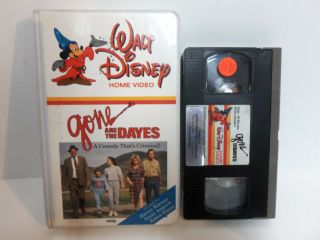 Vintage Walt Disney Gone Are The Dayes 1st Edition Clamshell Vhs Movie