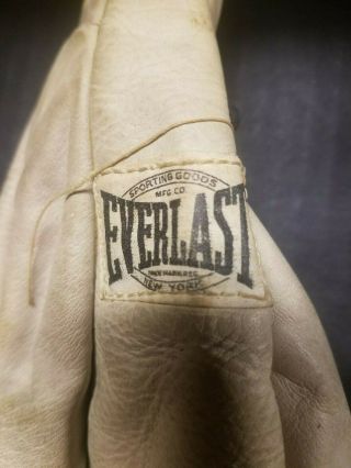 Vintage Everlast Boxing Speed Bag Leather Punching Bag - YORK 2