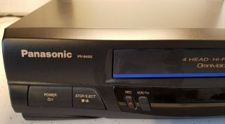 Panasonic Omnivision VCR VHS Player/Recorder PV - 9450 Remote & Instructions 5