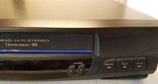 Panasonic Omnivision VCR VHS Player/Recorder PV - 9450 Remote & Instructions 6