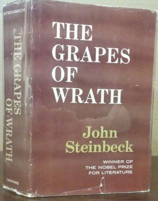 1939 The Grapes Of Wrath - John Steinbeck - Hardcover Book Viking Pulitzer Nobel