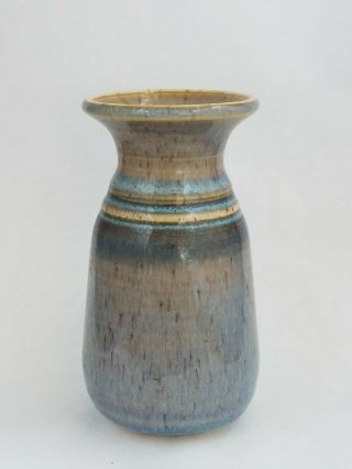 Vintage Small Pottery Vase Signed Barstad