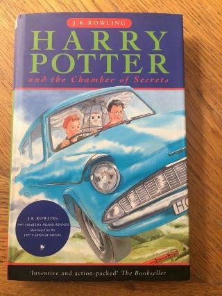 Harry Potter And The Chamber Of Secrets 1/1 1st Edition First Print Ted Smart