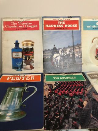 Shire Album Books Various x11 Pewter,  Trolleybuses,  Goss,  Vintage 3