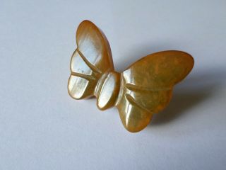 Vintage circa early 20th century butterfly brooch possibly Bakelite 2