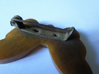 Vintage circa early 20th century butterfly brooch possibly Bakelite 4