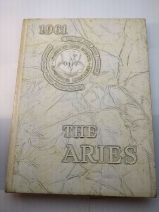 1961 The Aries Edgewood High School Md Yearbook Hb