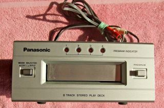 Vintage Panasonic 8 Track Player Rs - 853 Manufactured By Matsushita In Japan