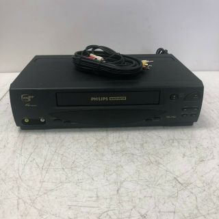 Philips Magnavox Vhs 4 Head Vcr Player Vrz241at22 And No Remote