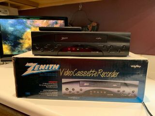 Zenith Vr4207hf Vhs Vcr Plus With Remote And Box