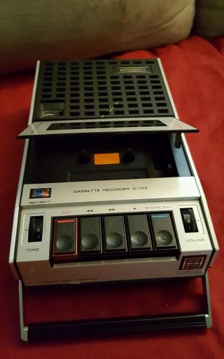 Superscope Cassette Recorder Player C103a Power Cord 1974