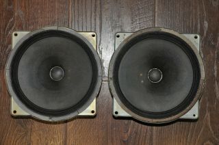 Pair (2x) Of 8 " Vintage Full Range Speakers 4gd35 (4ГД35).  Early Version 3