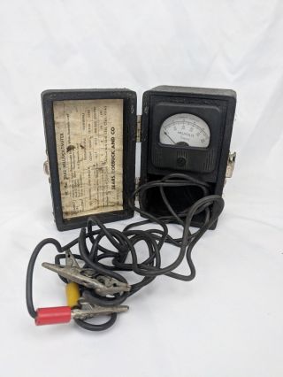 Vintage Simpson Model 2242 Millivoltmeter Voltmeter - Volt Meter Voltage 1