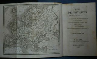1822 Travel Book Map & Engraving History Iceland Russia Constantinople Wallachia