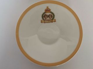 Vintage Shelley England Tea Cup Saucer Plate China Coronation King George V 1937 3