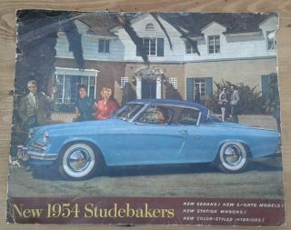 Vintage 1954 Studebakers Car Promotional Booklet