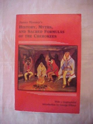 1992 Book History,  Myths,  And Sacred Formulas Of The Cherokees By James Mooney